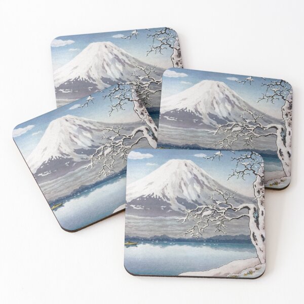 Item preview, Yamanaka Lake in Winter by Tsuchiya Koitsu designed and sold by Takeda-art.