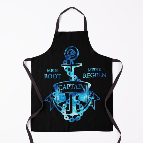 Item preview, My boat my rules anchor captain motif silhouette design designed and sold by InesK-Design.