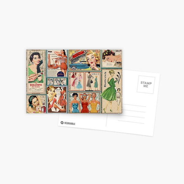 Vista previa del artículo con la obra «Moda De Los 50», diseñado y vendido por HeritageScrap.