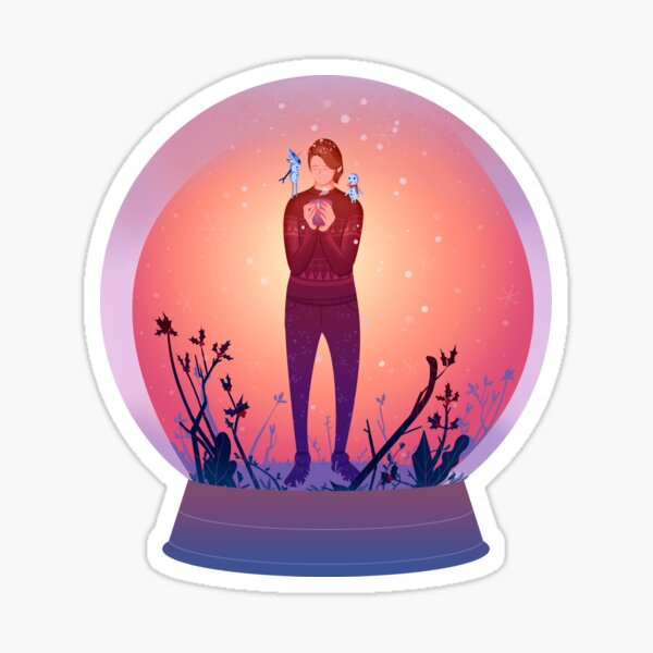 Item preview, The girl inside the snow globe designed and sold by boilau.