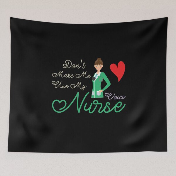 Item preview, Don't Make Me Use My Nurse Voice, Cute Funny Gift For Nurse  designed and sold by awesomedraw.