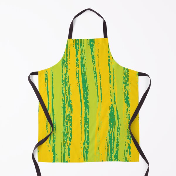 Item preview, Yellow, Light & Dark Green Stripes designed and sold by Mia Harper Design.