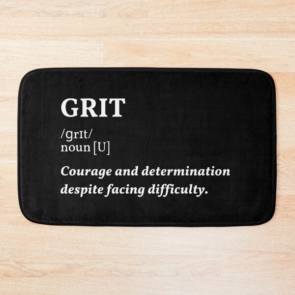 Item preview, Grit Definition - Powerful motivational design designed and sold by Theleochick.