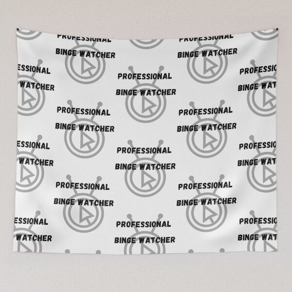 Item preview, professional binge watcher designed and sold by srm-creations.