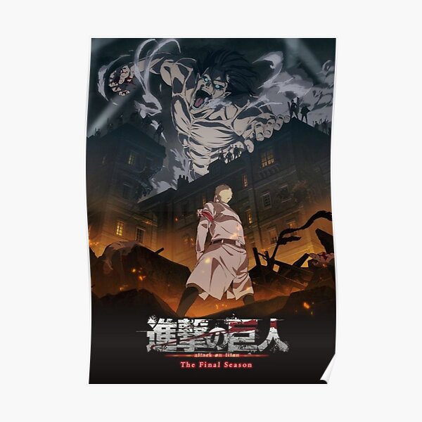 Shingeki no Kyojin Attack on Titan Anime Manga Poster 8 Stück 42x29cm Neu 