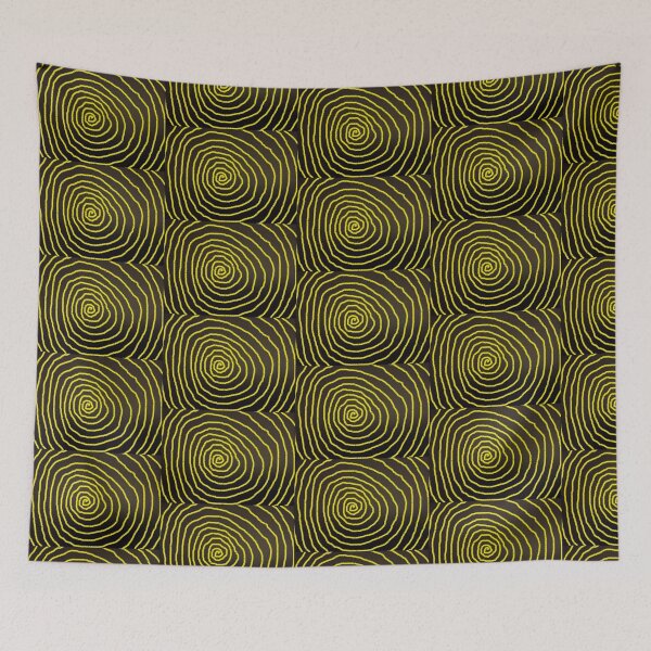 Item preview, Swirl YELLOW designed and sold by fluffystuffyness.
