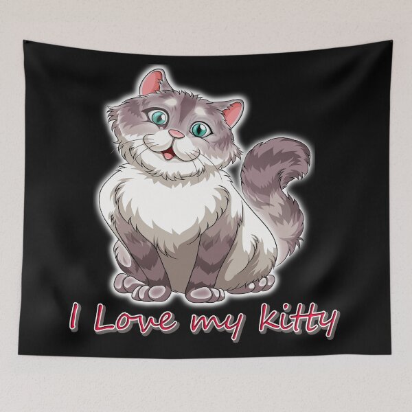 Item preview, I Love my kitty designed and sold by mugsforjesus.