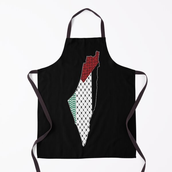 Item preview, Palestine Map with Keffiyeh and Thobe Patterns  designed and sold by LifestylePrints.