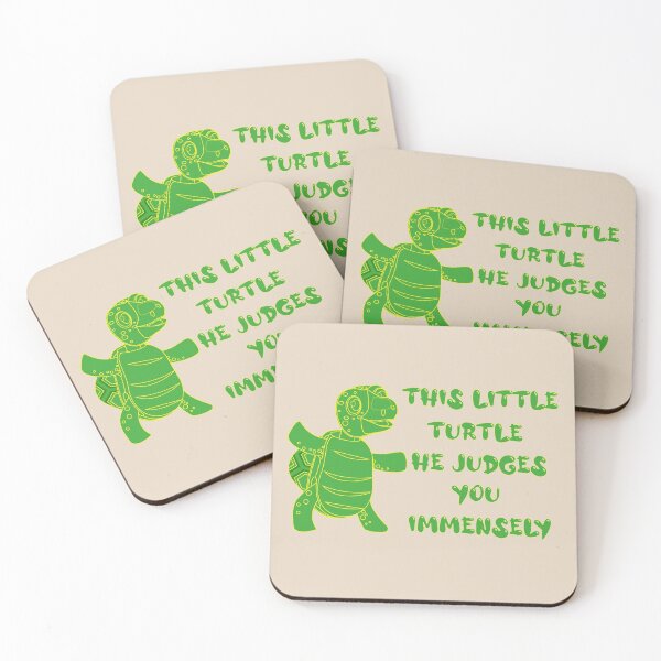 Item preview, This Little turtle he Judges you Immensely designed and sold by YAITPSTORE.