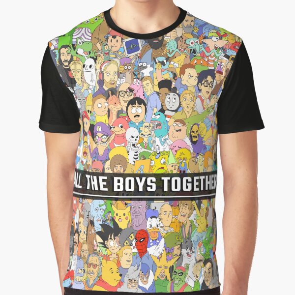 90's cartoon characters t shirt