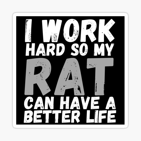 Rat Quote Stickers for Sale