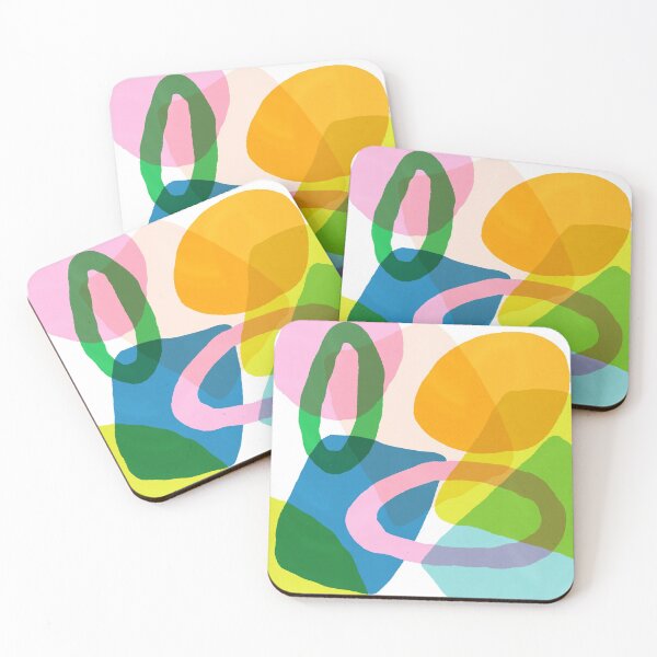 Item preview, Colorful Abstract Shapes designed and sold by JuneJournal.