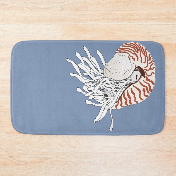 Item preview, Nautilus nautilus mollusk with tentacles and shell designed and sold by NatureNature.