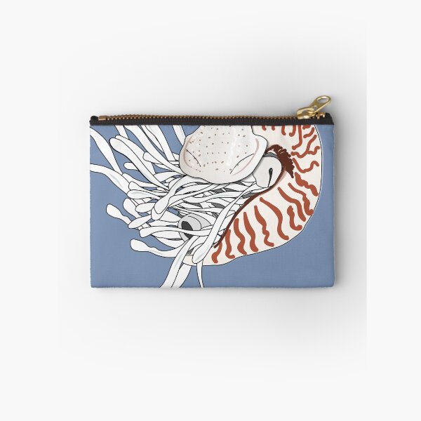 Item preview, Nautilus nautilus mollusk with tentacles and shell designed and sold by NatureNature.