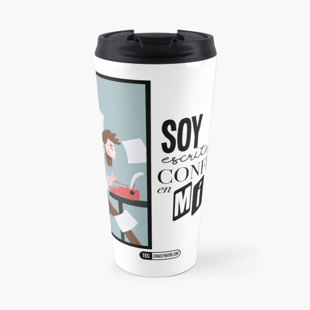 Soy escritor, confía en mí Taza de viaje