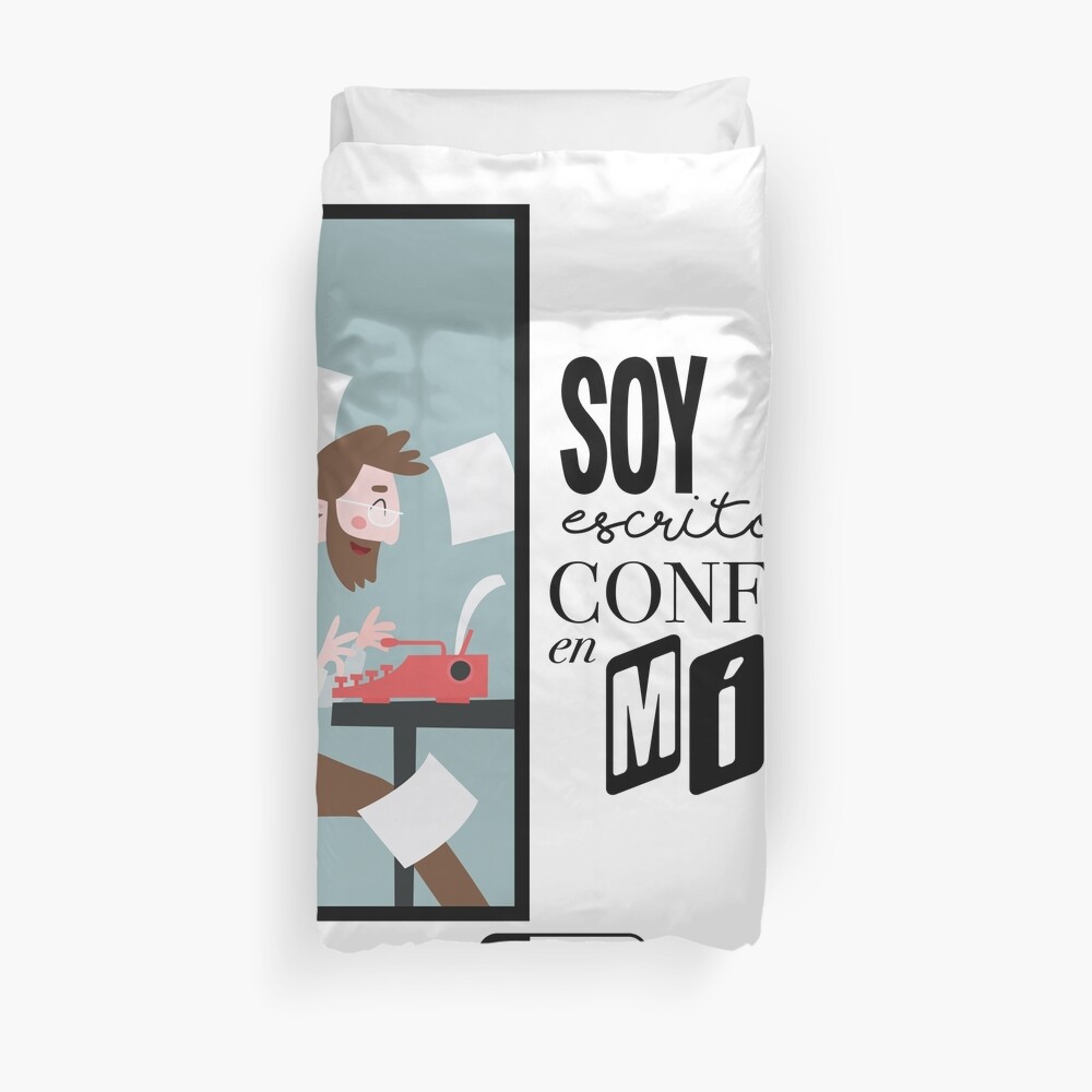 Soy escritor, confía en mí Funda nórdica