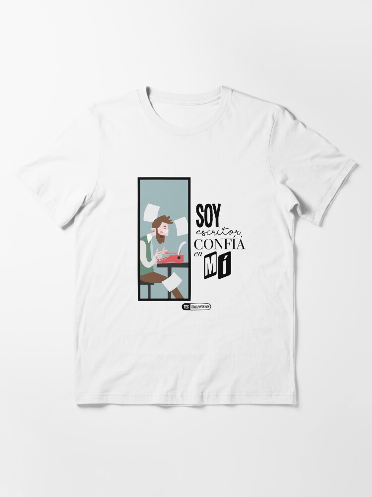 Vista alternativa de Camiseta esencial Soy escritor, confía en mí