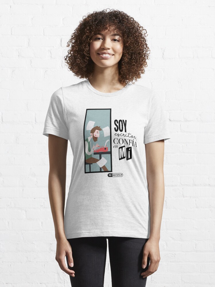 Vista alternativa de Camiseta esencial Soy escritor, confía en mí