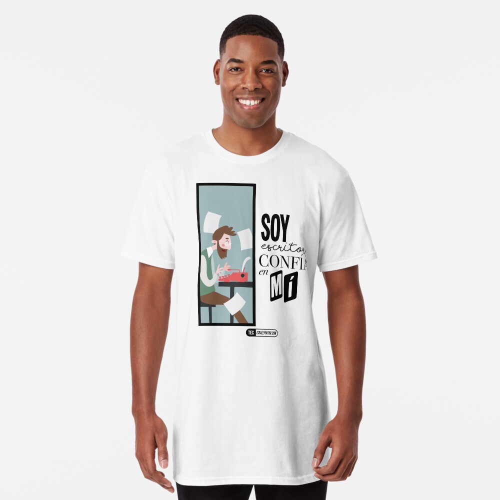 Soy escritor, confía en mí Camiseta larga