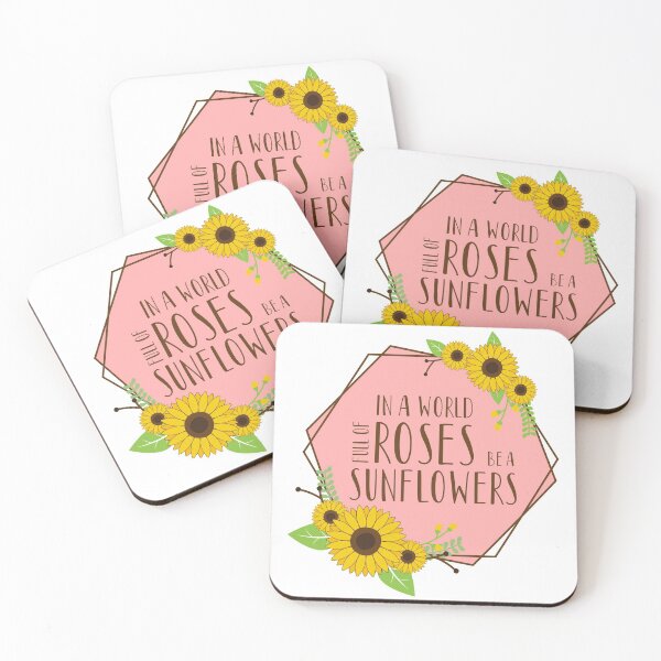 Item preview, in a world full of roses be a sunflowers  Happy Quote Essential designed and sold by PilaStudio.