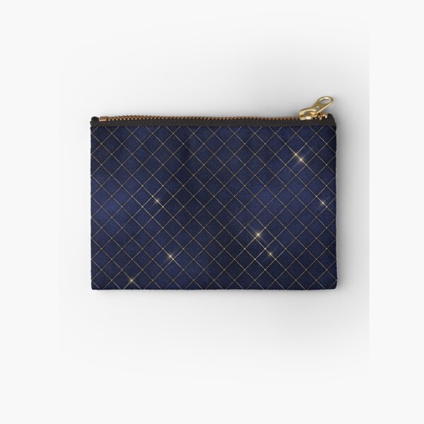 Item preview, Golden diamond edge pattern on blue designed and sold by AnnieHochmann.