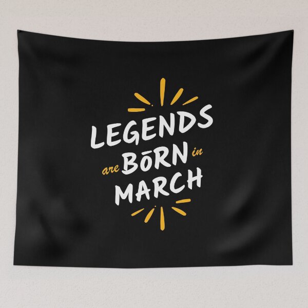 Item preview, Legends are Born In March Birthday designed and sold by teeters-ind.