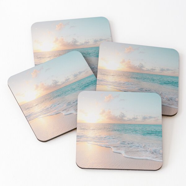 Item preview, Summer Dawn over the Blue Waves of Ocean designed and sold by Christof  Hall.