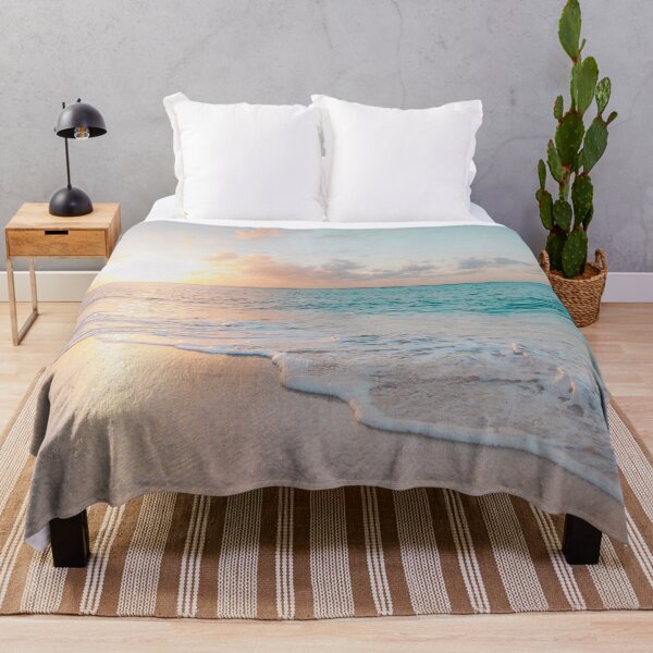 Item preview, Summer Dawn over the Blue Waves of Ocean designed and sold by Christof Hall.