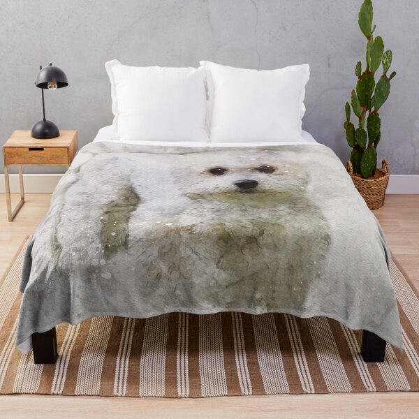 Item preview, Miniature Poodle dog watercolour digital portrait designed and sold by Gerald Waters.