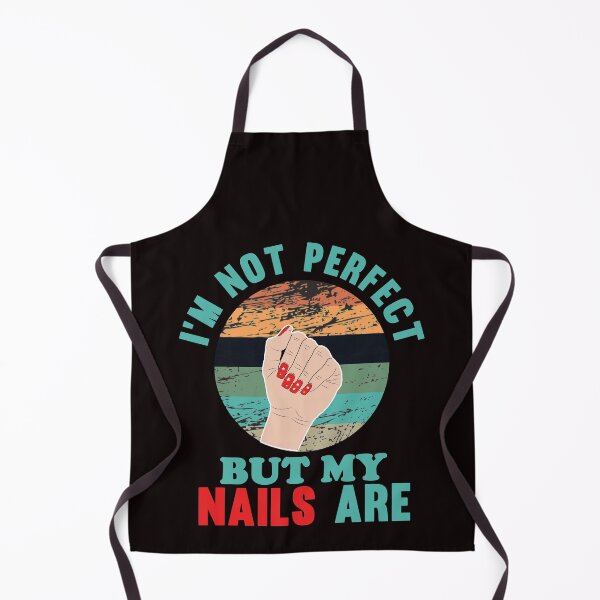 Item preview, I'm Not Perfect But My Nails Are - Funny Retro Fingernails and Text Humor Gift designed and sold by leo121687.