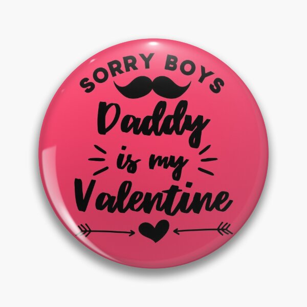 Item preview, Daddy is my valentine, Girl love Dad valentine, regalo de San Valentín para la camisa de papá. designed and sold by Babe3955.