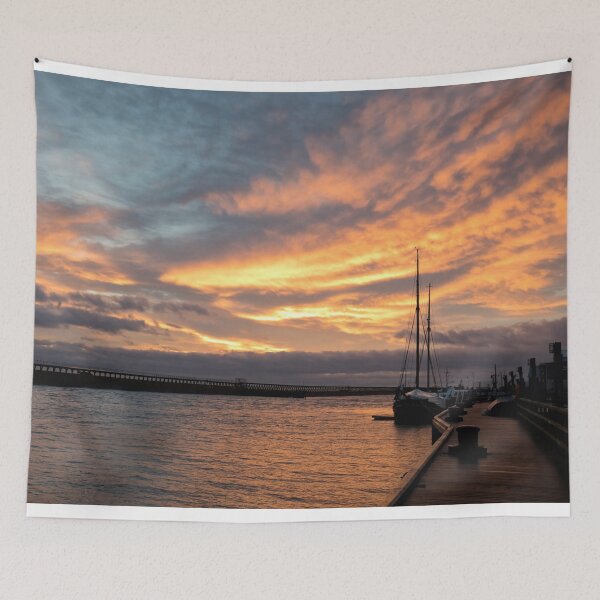 Item preview, December sunrise over the River Blyth designed and sold by Violaman.
