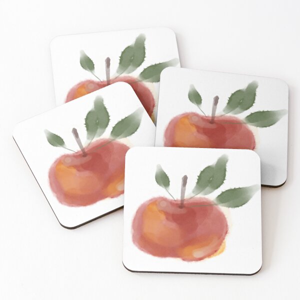 Item preview, Watercolor Red Delicious designed and sold by StickerToopia.