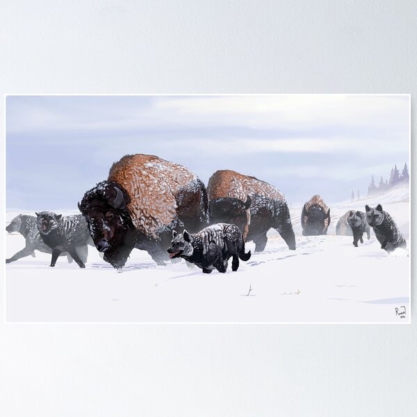 Artikel-Vorschau von Dire Wolf Gefahr, designt und verkauft von The Joseph Moore Museum at Earlham College.