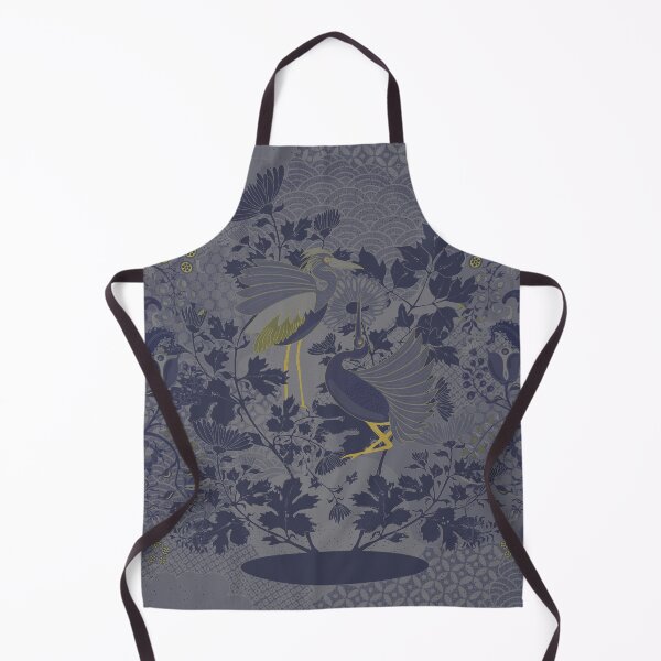 Item preview, Mandarine birds in blue designed and sold by ANNABEL THOS.