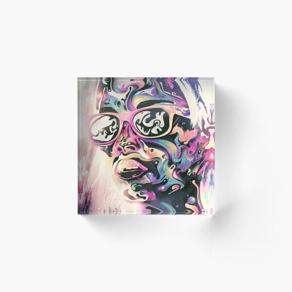 Its a Remarkable illustration work Acrylic Block
