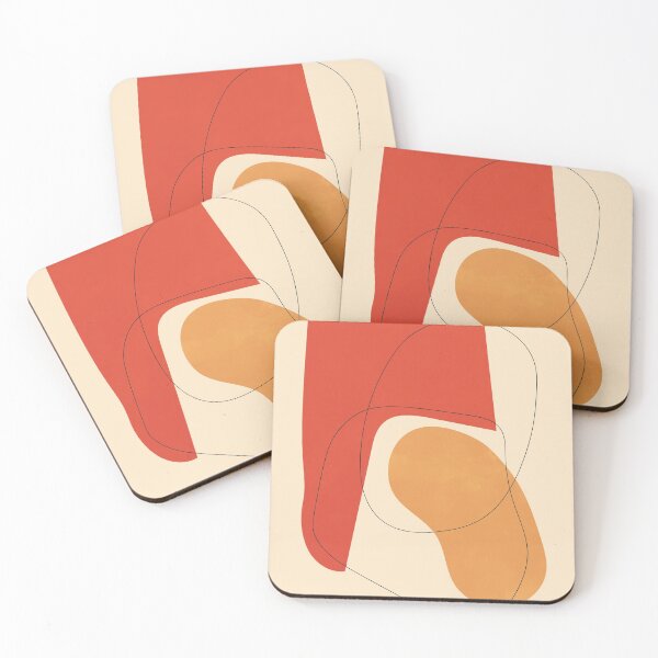 Item preview, Abstract Shapes, Mid Century Modern Wall Art Print designed and sold by technicolorable_art.