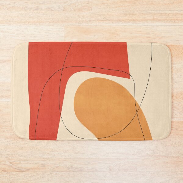 Item preview, Abstract Shapes, Mid Century Modern Wall Art Print designed and sold by technicolorable_art.