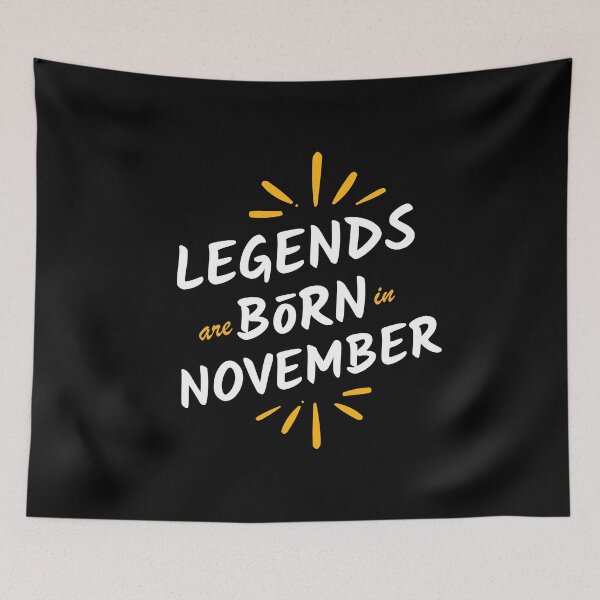 Item preview, Legends are Born In November Birthday designed and sold by teeters-ind.