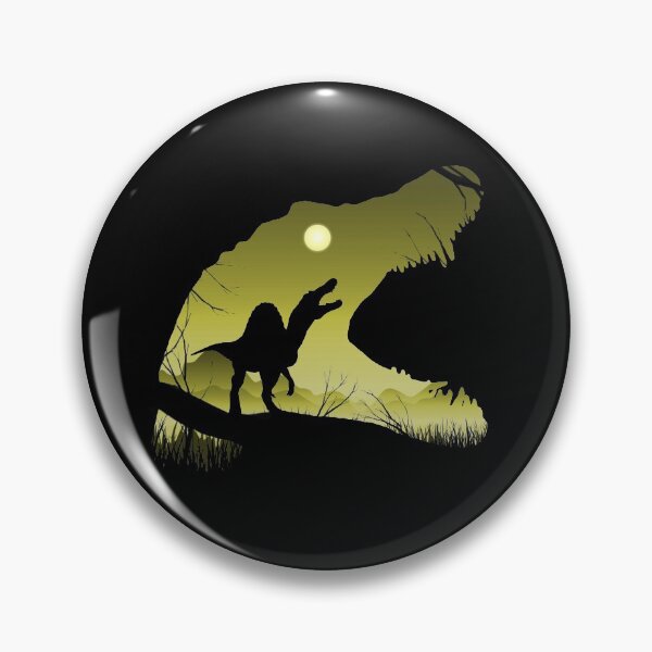 Item preview, Spinosaurus Silhouette sunset designed and sold by Mecanicarts.