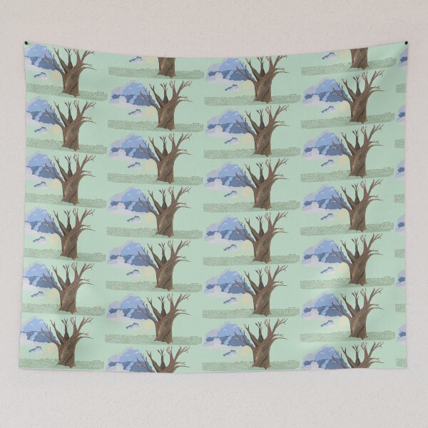 Item preview, Sci fi Tree and Sky designed and sold by buzzcutart.