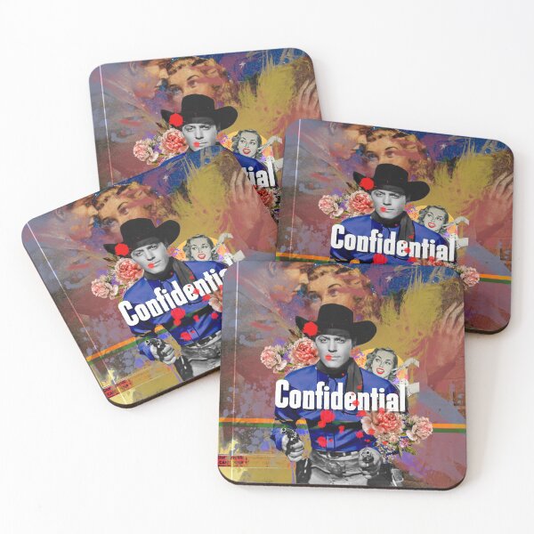 Item preview, Cowboy Confidential Magazine Painted Fine Art Print designed and sold by KALEIDOSCOPE UK.