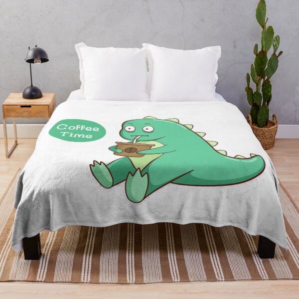 Item preview, Dino Boba Coffee Time designed and sold by Riazzzy.