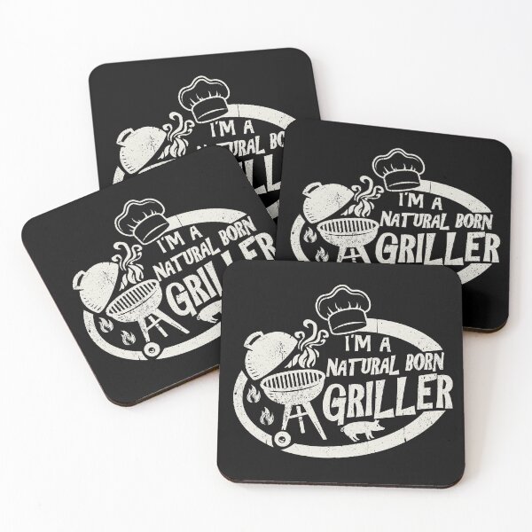 Item preview, Im A Natural Born Griller designed and sold by Alema Art.