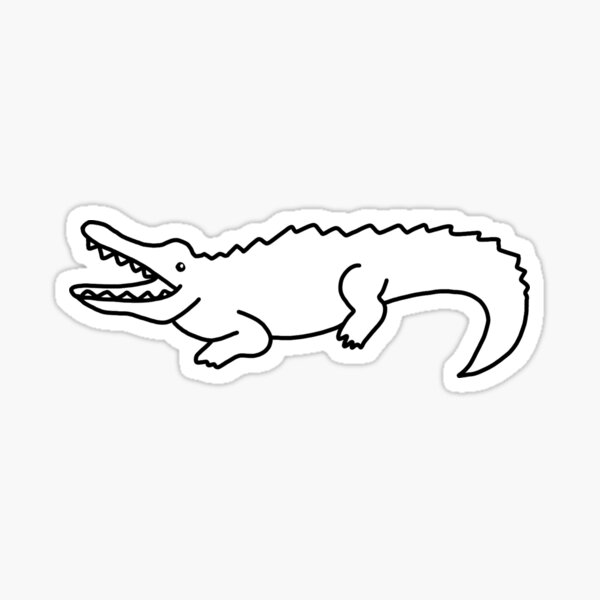 Hello Crocodile Sticker