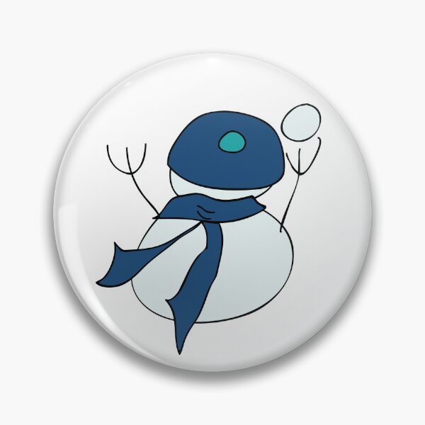 Item preview, Snowball fight, snowman back designed and sold by Meg M Studio.