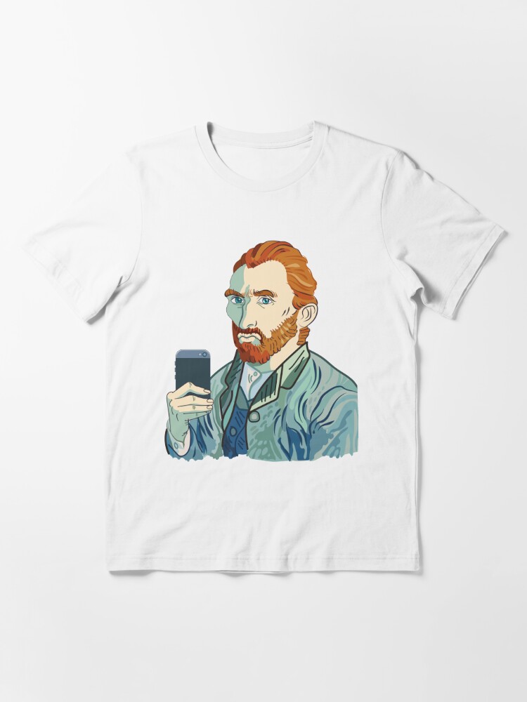 Vincent Van Gogh selfie art. Essential T-Shirt for Sale by AznavourByKarin