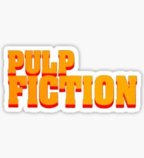 Pulp fiction title Sticker