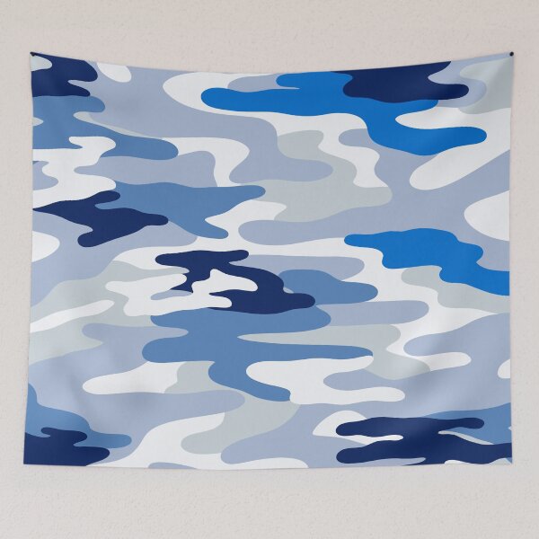 Item preview, Blue Marine Camouflage designed and sold by Groovysheck.