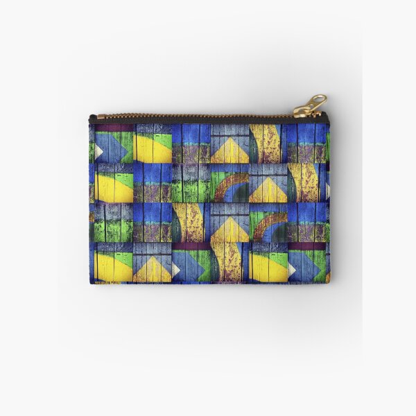 Item preview, WORN PAINTED WOOD MOSIAC designed and sold by Juvani Photo | Digital Art.